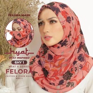 💥💥NEW💥💥Hyat X & Shawl Felora Collection With Facemask