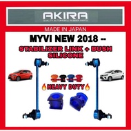 AKIRA PERODUA MYVI 2018-- NEW STABILIZER LINK FRONT + BUSH SILICONE SUSPENSION HEAVY DUTY