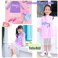 Dress Tutu Anak Perempuan Umur 2-12 Tahun DIJAMIN FOTO ASLI Baju Pesta