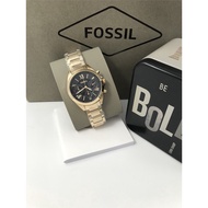✽™♣Fossil Watch This for Women&amp;Men village fossil Black face Gold Japanese movement authentic stainl