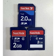 Sandisk 2GB SD Memory card SD card