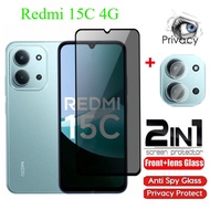 Screen Protector For Xiaomi Redmi 15C 15 C Redmi15C 15C 4G 5G 2025 Privacy Tempered Glass Anti-Spy F