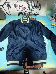 5cm 藍色棒球外套中古
