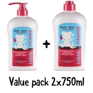 Baby Kiko bottle liquid cleanser wash nipple accessories (2 x 750ml)