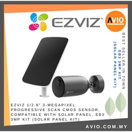 Ezviz 1/2.8” 3-Megapixel Progressive Scan CMOS Sensor EB3 3MP Kit (Solar Panel Kit)
