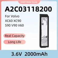 DMEYMIN For Volvo XC60 XC90 S90 V90 V60 TCAM VGM Module Battery A2C03118200 31676260 2000mAh Lithium