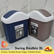 Place Office Waste - Plastic DUSTBIN SWING DUSTBIN 2L - TECHNOPLAST