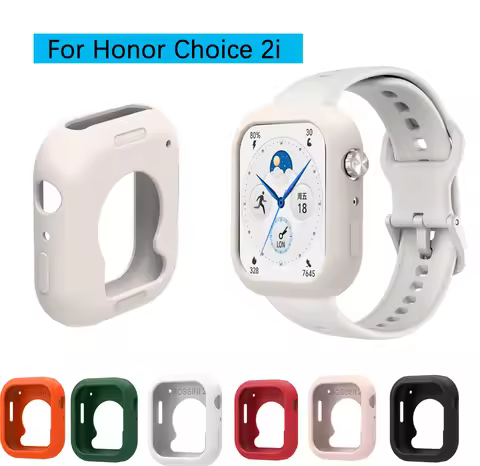 Soft Silicone Case Cover for Honor Choice 2i Smartwatch Protector Shell Hollow Shockproof Protection