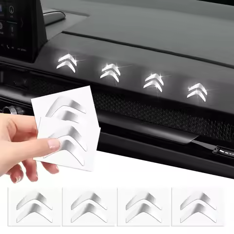 2/5/10pcs Car Logo 3D Metal Stickers Decorative Accessories For Citroen C5 C1 C2 C6 C4L DS3 DS4 DS5