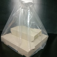 (Clear Bag) Clear Bag Square Bottom For Boxes Of 12 Inches 12-Inch Pizza Box Pack Of 1 Kg (For Stori