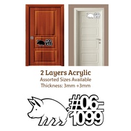 SG Acrylic Unit Number Plate - HDB Condo Landed House Signage Letterbox Customised Unit Door Gate Ho