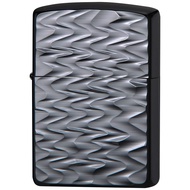 Zippo 62TIBK-RIP Lighter, Black, Armor, Double Sided Engraving, Titanium Coating