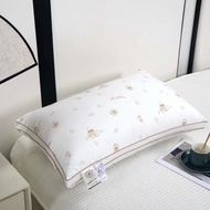Soft printed warm core pillow for comfortable sleep, high pillow, low pillow, children's and student