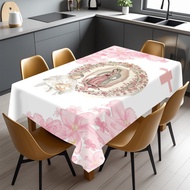 Catholic Altar Tablecloth Holy Week Christian Church Cross Print Tablecloth