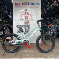 Rhino DA705 20er Single Speed Bicycle with Freebies - Chromely Steel Internal Cabling, Mech. Disc