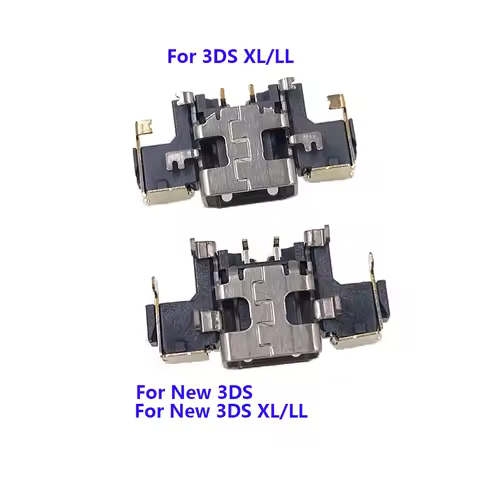 1-5Pcs Original Charger Port for New3ds XL/LL 3DSLL Charging Dock Power Jack Socket Replace Parts