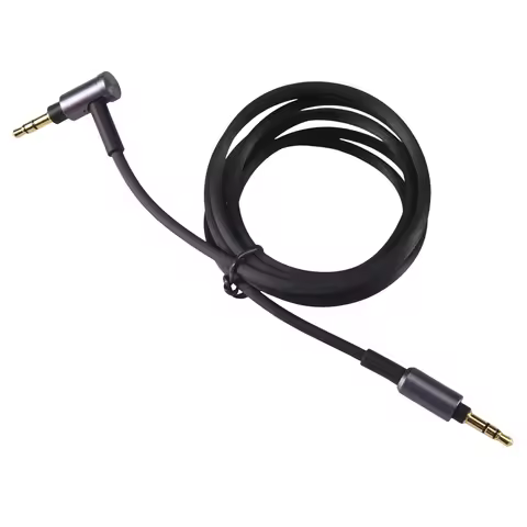A02R For Sony WH-1000 XM2 XM3 XM4 H900N H800 Headphone 3.5mm Audio Cable, 1.5M/4.9Ft Long (Black Wit