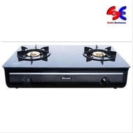 Rinnai 2 Burner Gas Stove R 712 Ga B 712Gab Rinai Tempered Glass