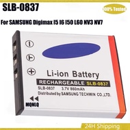 SLB-0837 SLB0837 SLB 0837 Battery For SAMSUNG Digimax I5 I6 I50 L60 NV3 NV7 Capacity 860mAh Bateria