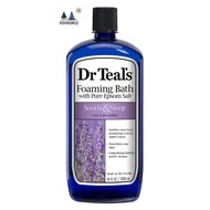 Dr Teal’s Foaming Bath with Pure Epsom Salt, Soothe &amp; Sleep with Lavender