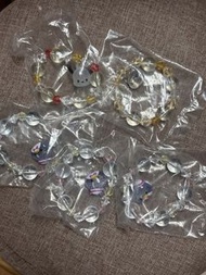 日本扭蛋 Sanrio 珠珠手鏈 PC狗/企鵝/小幽靈花丸