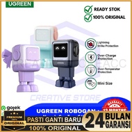 Charger UGREEN RG Nexode GaN ROBOT 65W 3 Port USB Type C / A - UGREEN GaN 65W PD QC 4.0 Super Fast C