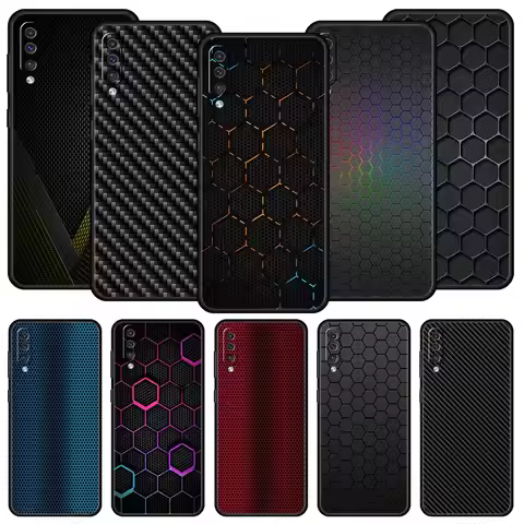Carbon Fiber Phone Case For Samsung A52 A12 A32 4G A22 5G A30 A50 A10 A20e A52s A72 A70 A04 A02 A02s