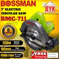 SYK Free Shipping Bossman 7 Inch BMC-711 Electric Circular Saw Wood Machine Cutting Saw Mesin potong