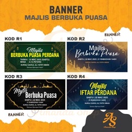 BANNER MAJLIS BERBUKA PUASA | SAIZ 6X3KAKI | RAMADHAN