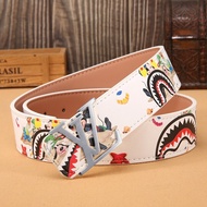 New Style LV Trendy Graffiti Casual Belt Fashion Durable Belt CD