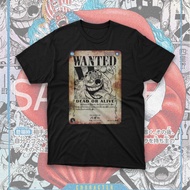 Wanted Buggy One Piece Tshirt Latest Design Short Sleeve Casual Graphic Tees - Gildan Premium 100% C