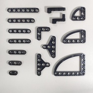 Technic Parts - Black Liftarm Thin Types (Bent,L,Axle,Crank,Stud,Quarter,Ellipse,Triangle)(Beam)(1 2