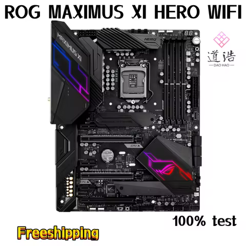 For ROG MAXIMUS XI HERO WIFI Motherboard 128GB PCI-E3.0 HDMI M.2 LGA 1151 DDR4 ATX Z390 Mainboard 10