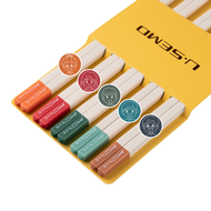 Bộ 5 Đôi Đũa Sợi Thủy Tinh KOOBEE Đũa Ăn Cơm Chất Liệu Nhựa Cao Cấp Kháng Khuẩn Chống Trơn Chịu Nhiệ