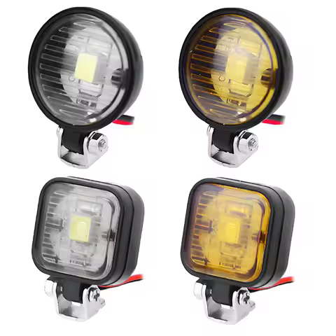 RC Car Spotlight Light Decorate for 1/14 Tamiya RC Truck for SCANIA for Volvo FH16 1/10 RC Crawler C