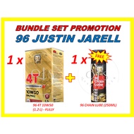 96 JUSTIN JARELL 4T FULLY SYNTHETIC WITH 96 CHAIN LUBE SET / PROMOTION BUNDLE SET / ENGINE OIL / BUN