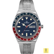 TIMEX TW2T80700 / Unisex Analog Watch / Q TIMEX REISSUE / Day Date / Quartz / 38mm / SS Bracelet / B