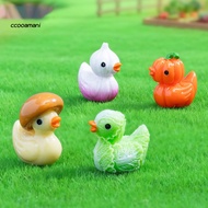 ccooamani|  Office Desk Ornament Desktop Ornament 9 Pcs Cute Vegetable Duck Figurines Set – Mini Res