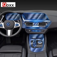 For BMW G29 Z4 25i M40i 2019 2020Car Interior Center console Transparent TPU Protective film Anti-sc