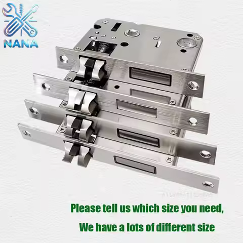 Fingerprint Lock body Specialized Mortise Smart Lock 5050 125mm-240mm 3585 4085 4585 5085 6085 7085 