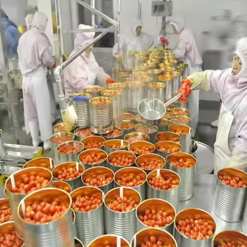 Automatic Fruit Vegetable Meats Beans Canned Canning Machine Equipment Production Line