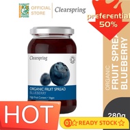 oatmeal ✣Clearspring Organic Fruit Spread - Blueberry (280g) High Fruit Content☃