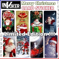 ⚡️Limited⚡️ Christmas Santa Claus - ATM Card Sticker - ACCESS Card Sticker - Touch n Go Card Sticker