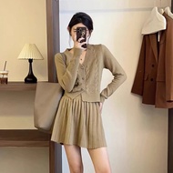 JSM | ชุดใส่สำหรับคริสต์มาส สีแดง แบบถัก