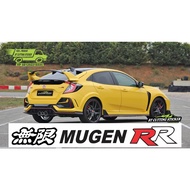 HONDA Car sticker mugen RR sticker civic car sticker civic turbo car sticker jdm stickerHONDA