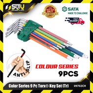 SATA 09702CH Color Series 9PCS Torx® Key Set (Tr)