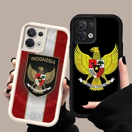 HK-59 Indonesia logo Shockproof Casing for Black and White Silicone OPPO Reno 7Z 8 7 F21 8Z F21S Pro