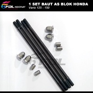 1 Set Baut Tusuk Sate Vario 150 /Baut Ancer Vario 125/Vario 150/Baut As Blok Honda Vario