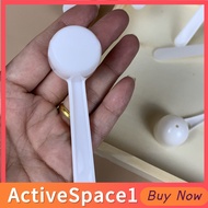 [🅽🅴🆆 ᶦⁿ ᵐᵅʸ] 50/100pc 5g White Plastic Measuring Spoon Gram Scoop Food Baking Medicine Powder❀
