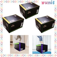 [Wunit] 3 in 1 Plyometric Jumping Box Step up Box Heavy Duty Equipment Jumping Exercise Box Agility 